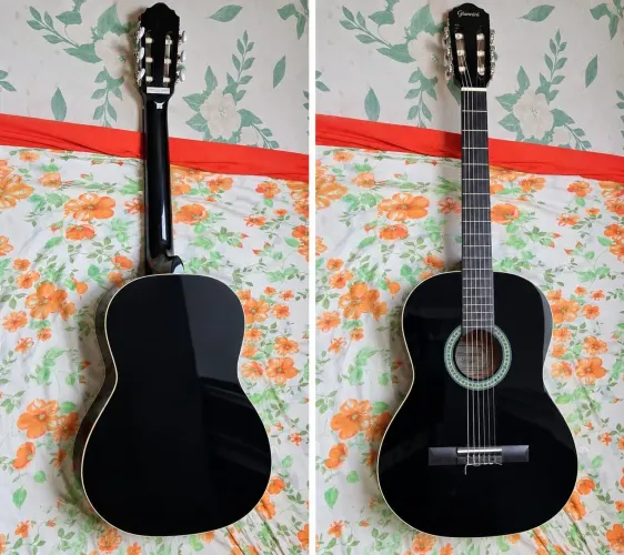 ? Violão Giannini Preto Seminovo ? Apenas 4 Meses de Uso!