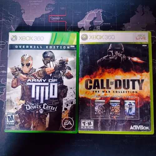Jogo xbox 360 CALL of DUTY the collection e Army of Two.