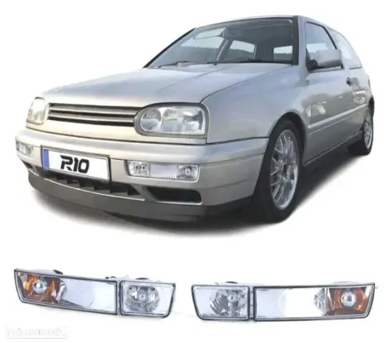 Farol Neblina Milha Auxiliar Vw Golf Mk3 Gl Gti Glx 94 A 98