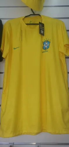 Blusa do Brasil Dri Fit amarela 