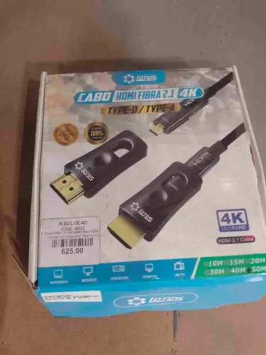 Cabo HDMI Fibra