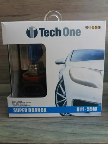 Tech one lâmpada super branca nova