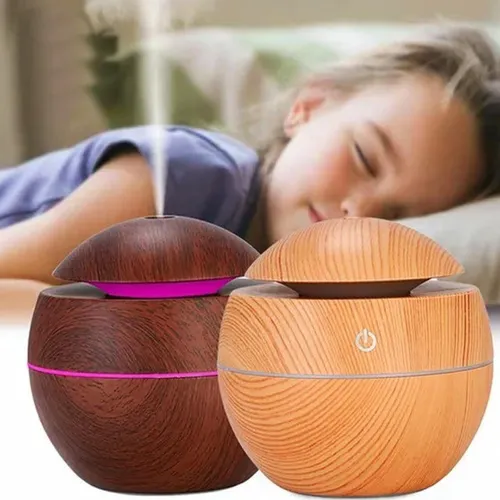 Umidificador Difusor De Aromas Ultrassônico Usb 7 Cores Led