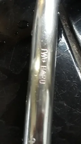 Guidão de alumínio TWO HARD trave V anos 80