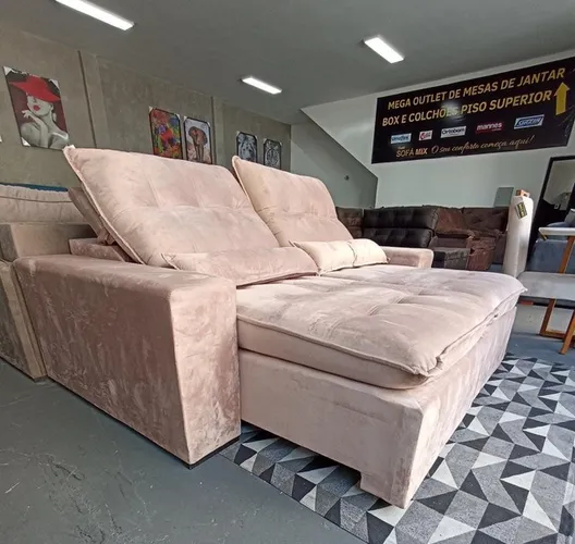 Sofa Retratil Reclinável Maximo 2,10 mts