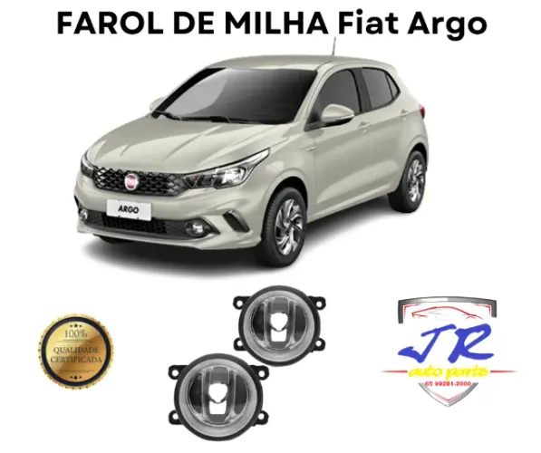 Par Farol De Milha Fiat Argo 2019