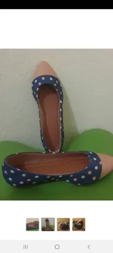 Sapatilha jeans poas