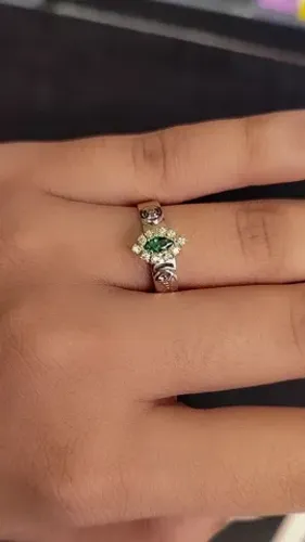 Anel fisioterapia de ouro18k 