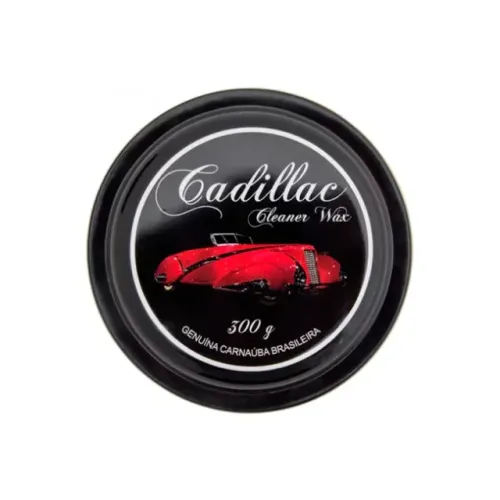 Cera De Carnaúba Cleaner Wax Cadillac 300g Proteção E Brilho