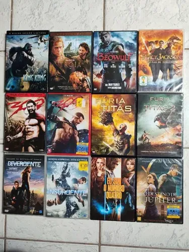 LOTE DVDS BOX FILMES e SÉRIES