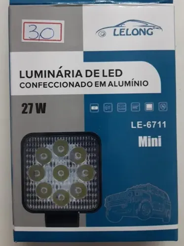 Par Farol De Milha Led Auxiliar Mini