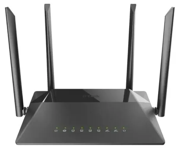 Roteador D-Link preto - Novo, c/ garantia