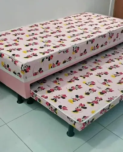 Cama box solteirão c/auxiliar Infantil preço de fábrica