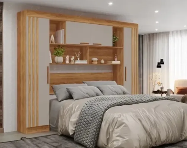 Guarda roupa modulado Para cama casal ou queem Apólo - ENTREGA HOJE !!!