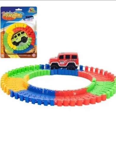 Brinquedo/Carrinho de corrida com pista flexível- Brinquedo infantil