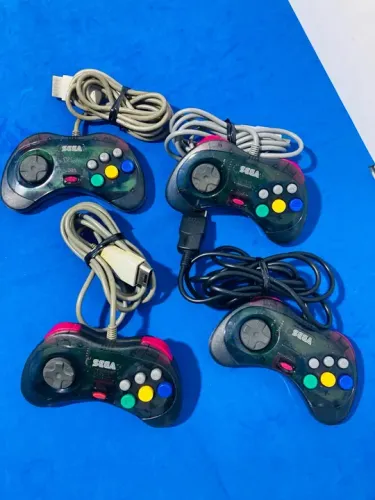 Controle sega Saturn Skeleton