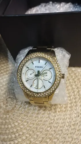 Relógio Dourado Original Fossil Americano R$:400 Reais