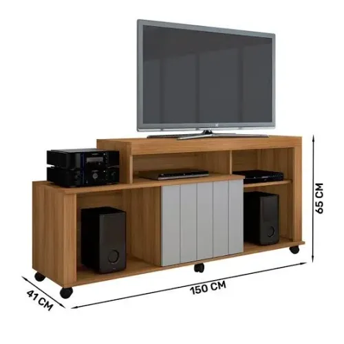 Rack ouro para TV até 43 polegadas