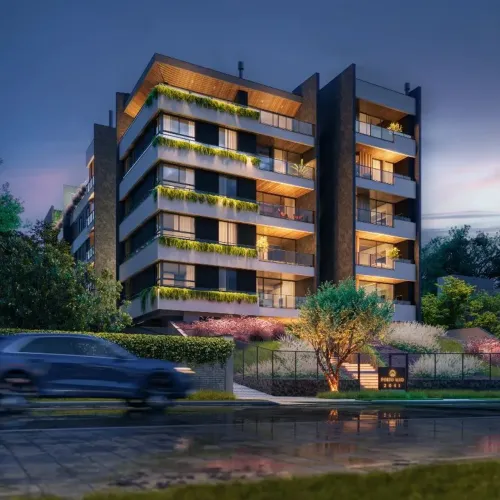 Apartamento com 91,62m² 3 quartos, à venda, no bairro Mercês em Curitiba