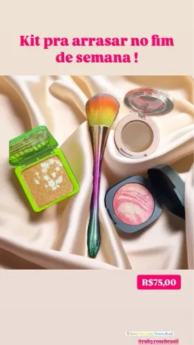 Kit de maquiagem Ruby Rose melu
