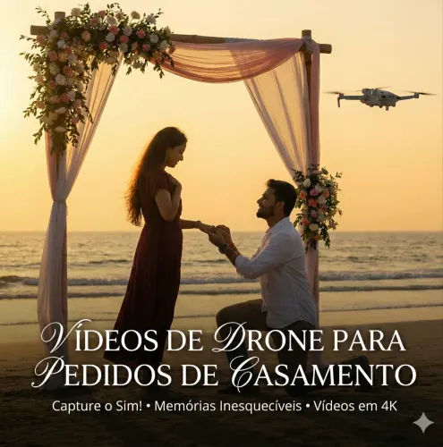 Drone para Pedido de Namoro e Casamento  280,00