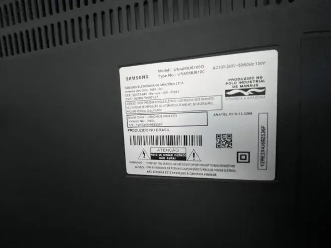 TV SANSUNG un40mu6100g