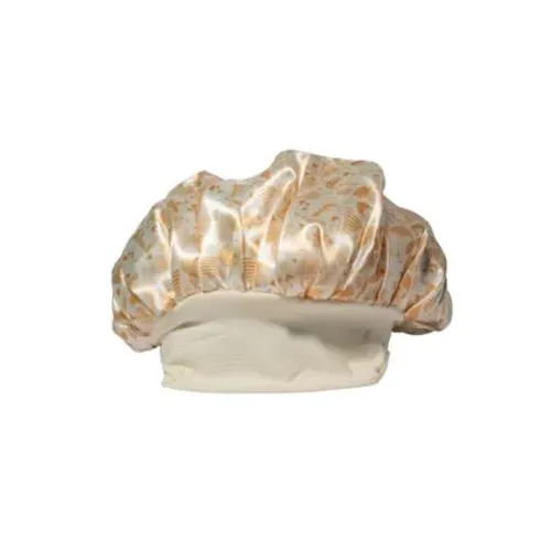 Touca de cetim - fashion gold