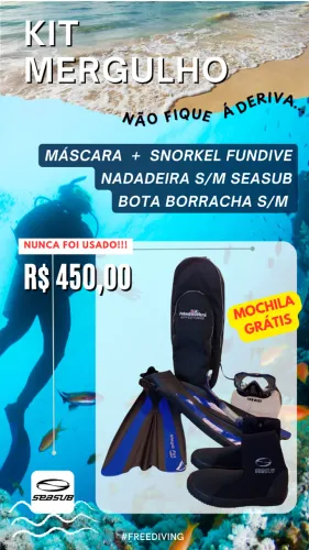 Kit de Mergulho NOVO