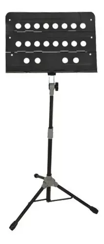 Estante Partitura Phx Sd201 Tubular Preta Dobrável Com Bag
