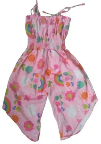 Macacão Infantil - Arco-íris e Flores