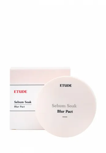 Etude House Sebum Soak Blur Pact Pó compacto anti oleosidade original importado koreano