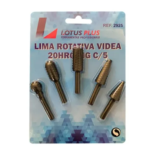 Jogo de Lima Rotativa Multi Material 6mm 5 Peças 20-35HCR