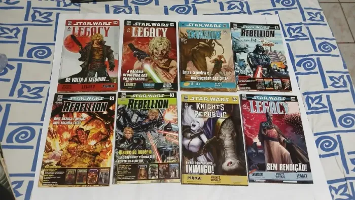 gibis star wars -- kit com 11 gibis ficção cientifica