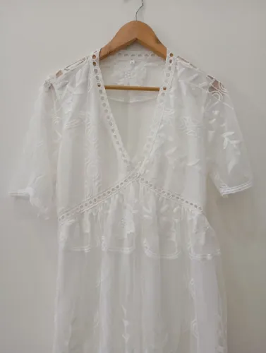 Vestido branco para Réveillon