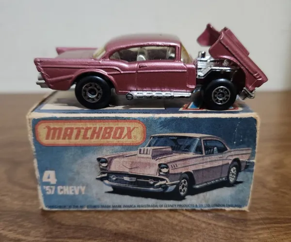 Carrinho Matchbox Chevy Superfast Lesney Made in England 1979