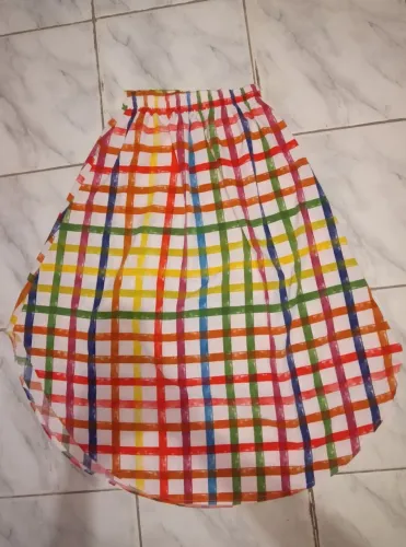 Saia Colorida Xadrez