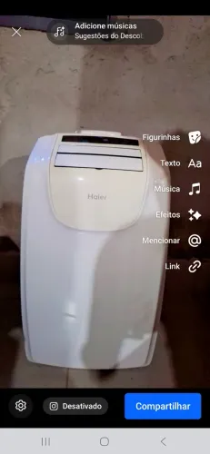 Ar condicionado portatil 12mil btus