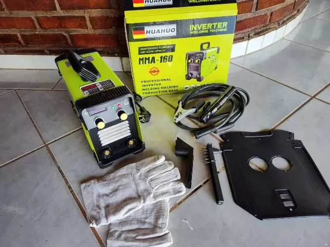 Máquina de solda inversora DC MMA-160 Máquina de solda manual portátil 220V