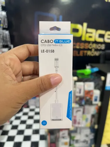 Cabo Otg Usb Para IOS Lightning LE-0158 - Fazemos Entregas 