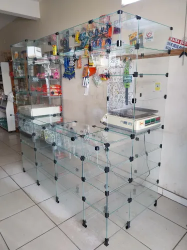 Móvel caixa para padarias e mercearias 