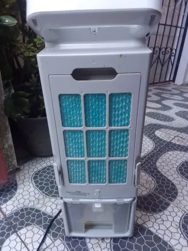 Climatizador de ar usado apenas uma vez