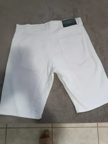 Bermuda Jeans Branca Tam 38
