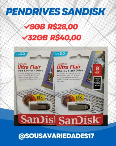 pendrive de 8g e 32gb