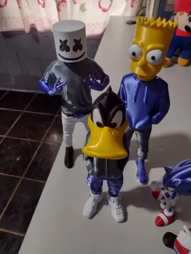 Bonecos impressos em 3D