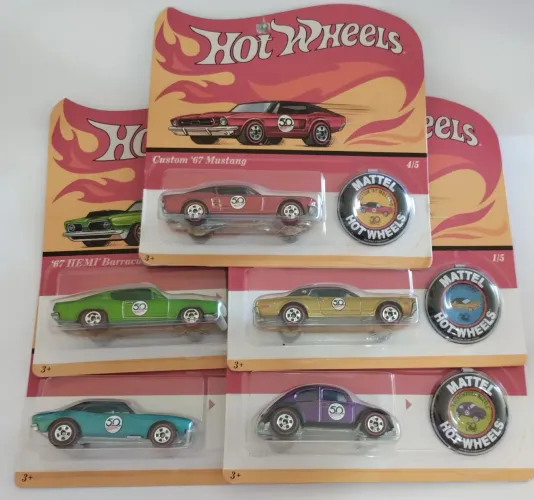 Set Completo Hot Wheels 2018 50th Anniversary Redline