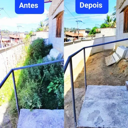 Limpeza e Capina de Quintal e Higienização de Caixa D'água 