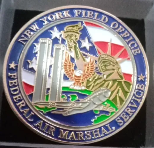 Moeda de Desafio do Escritório de Campo do Serviço Federal de Marechais do Ar de Nova York
