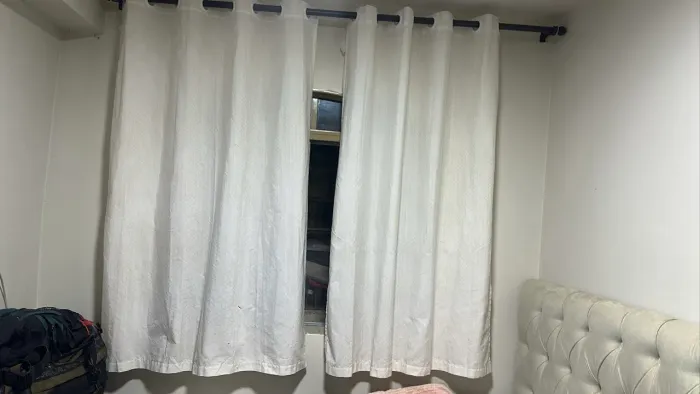 Cortina para quarto com varão 