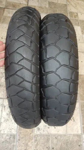 Par pneu usado Michelin Anakee Adventure 170/60-17 e 120/70-19