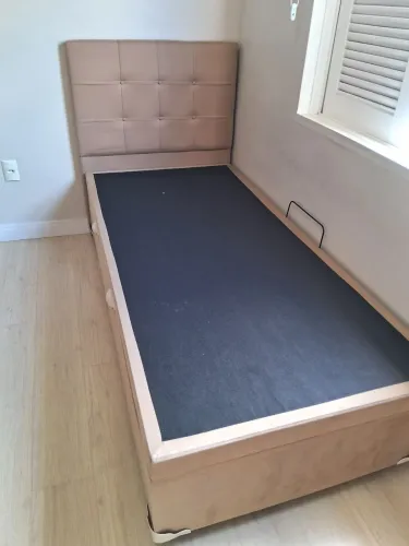 Cama baú + cabeceira 